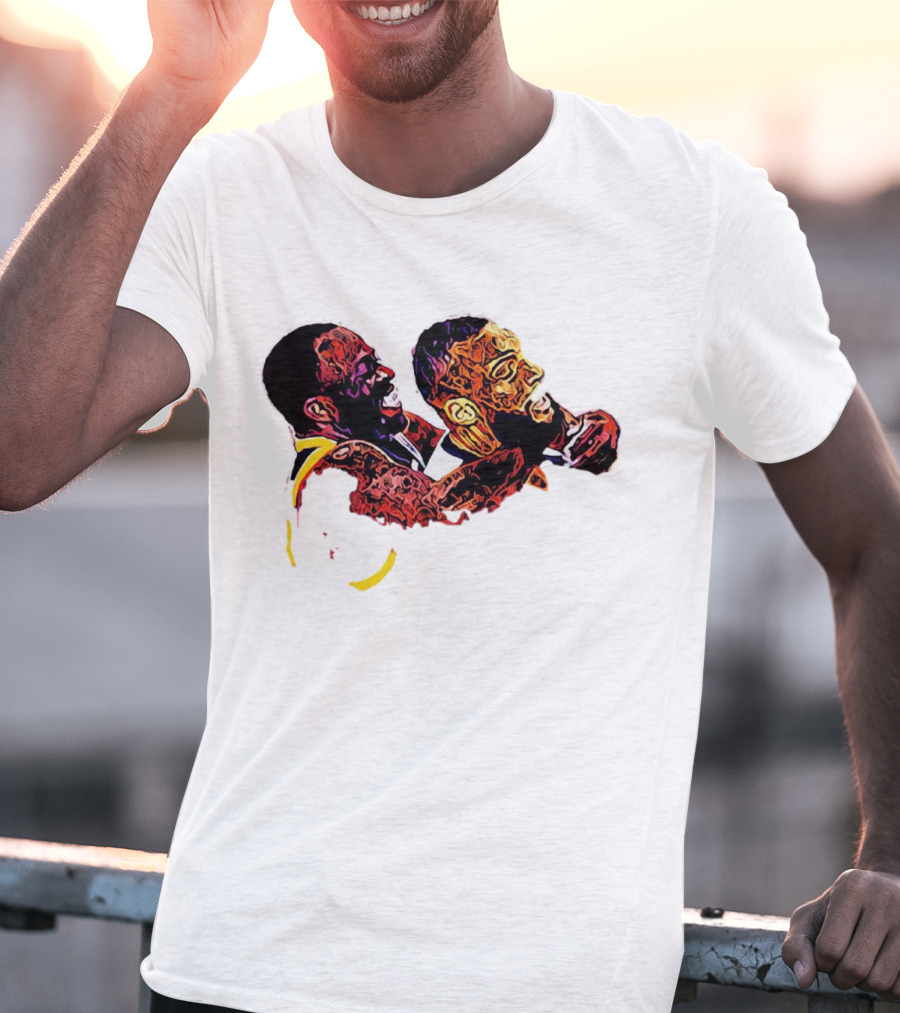 Rudy Gobert Draymond Green Headlock T-Shirt