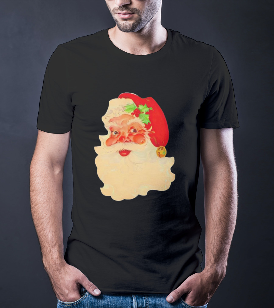 Santa Claus Vintage 1960s Christmas Nostalgia T-Shirt