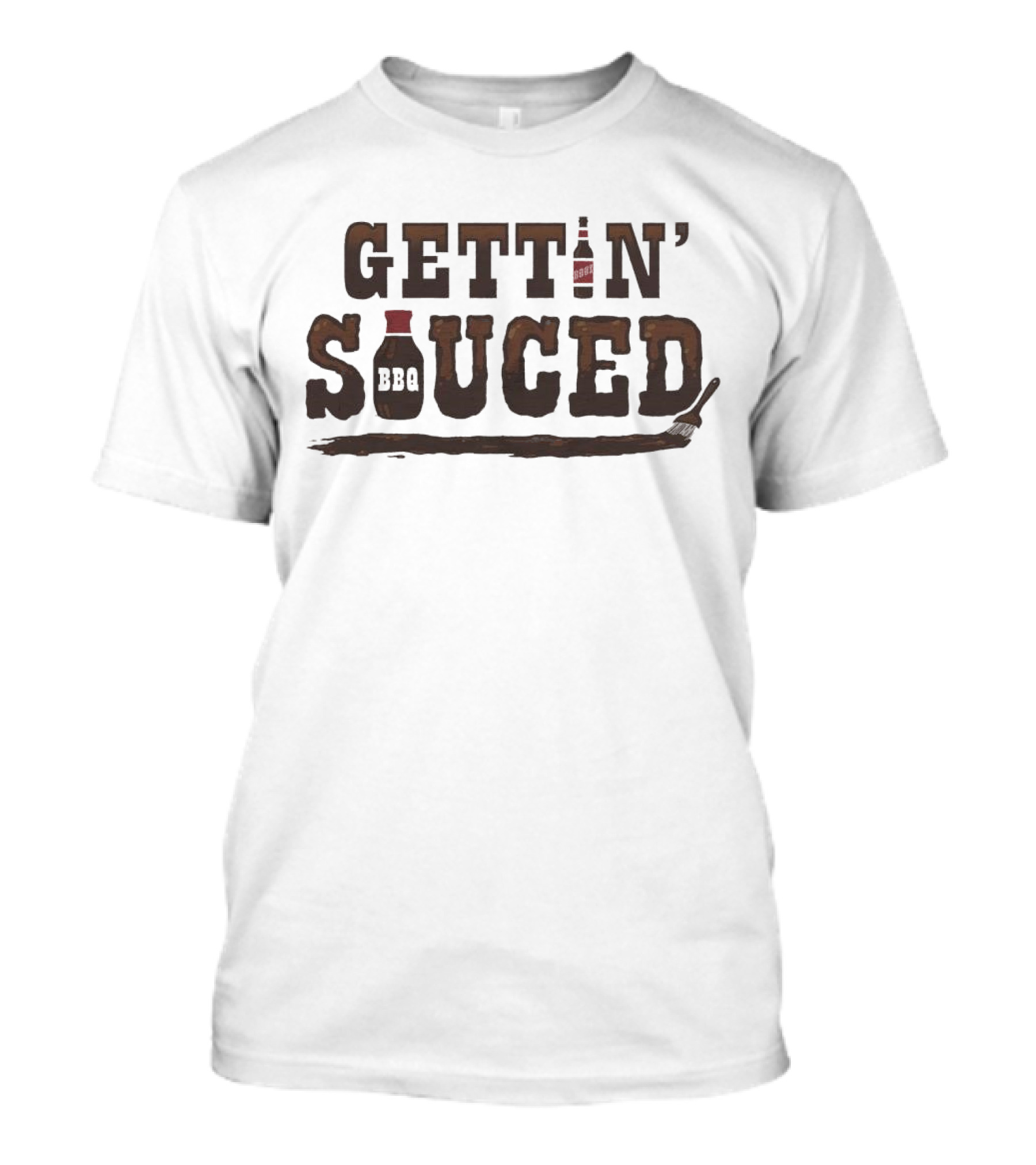 GETTIN’ BOOZE BBQ SAUCED T-Shirt
