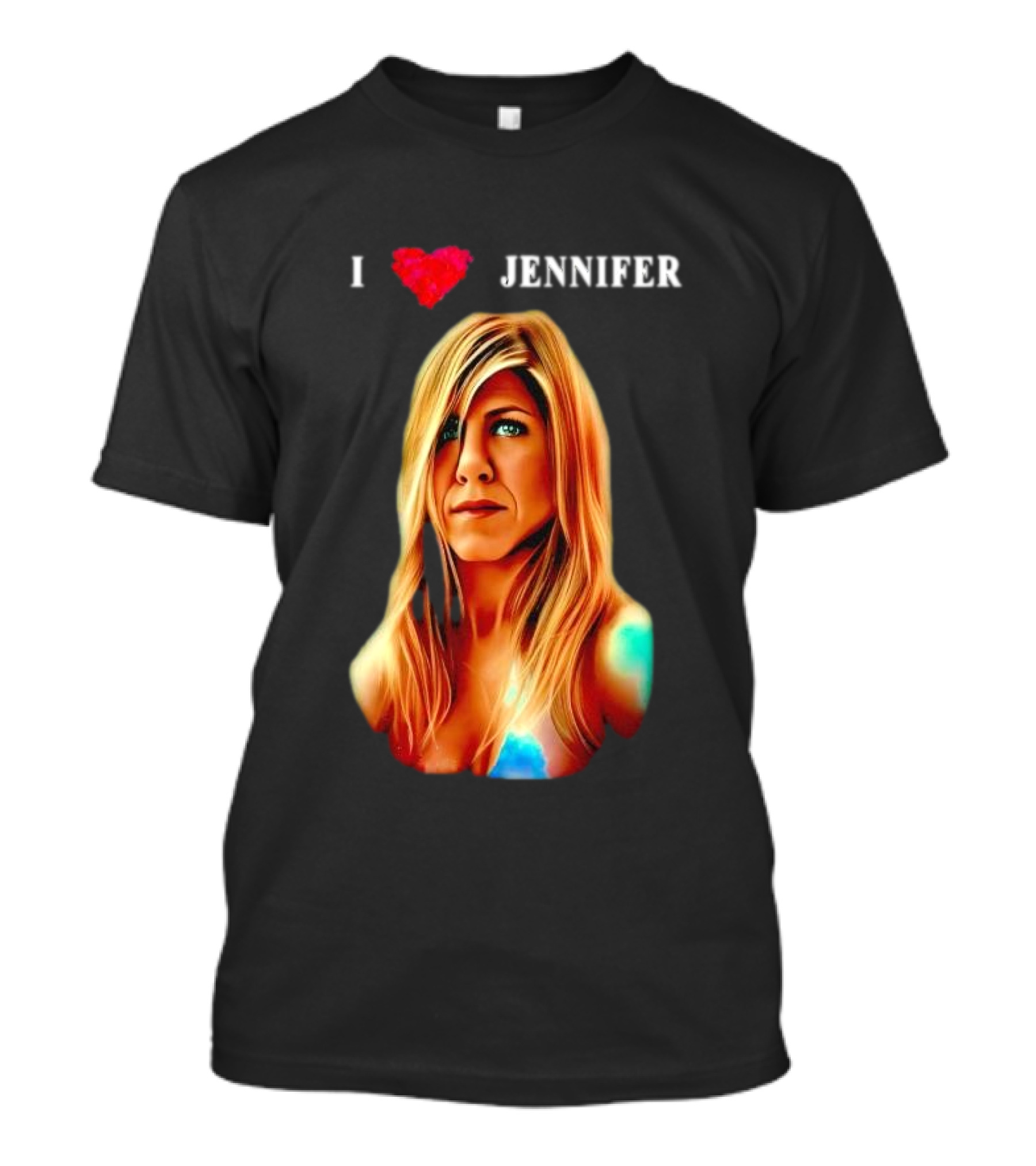 I Love Jennifer Iconic Fan Tribute Heart T-Shirt