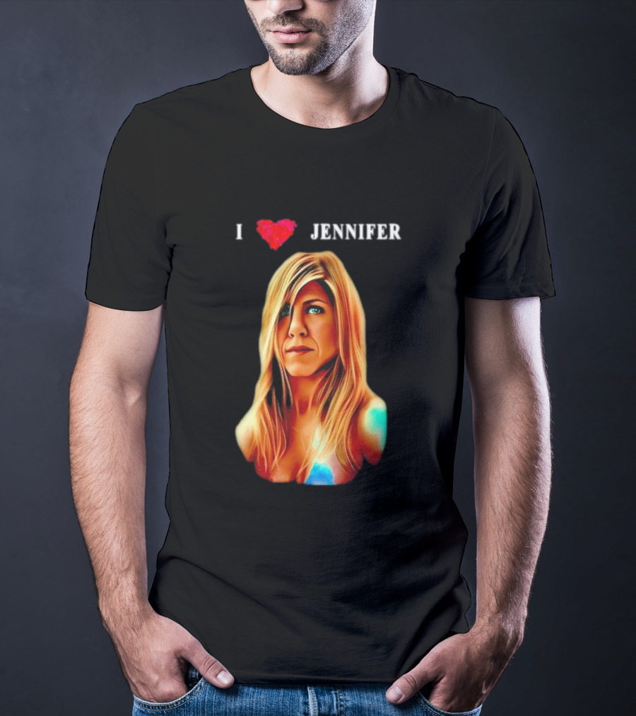 I Love Jennifer Iconic Fan Tribute Heart T-Shirt