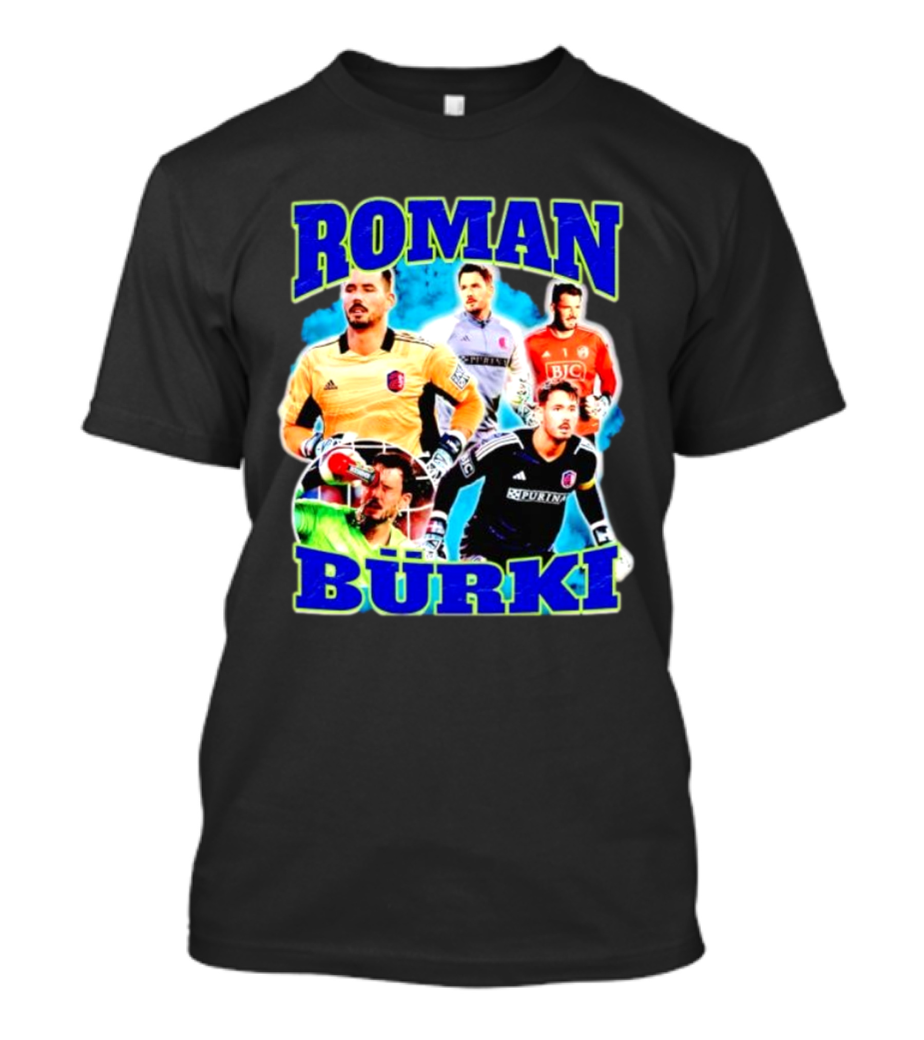 Roman Bürki Soccer Goalkeeper Collage Bootleg T-Shirt