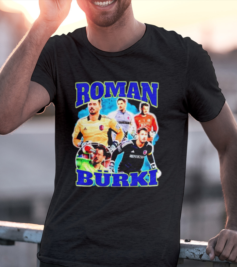 Roman Bürki Soccer Goalkeeper Collage Bootleg T-Shirt