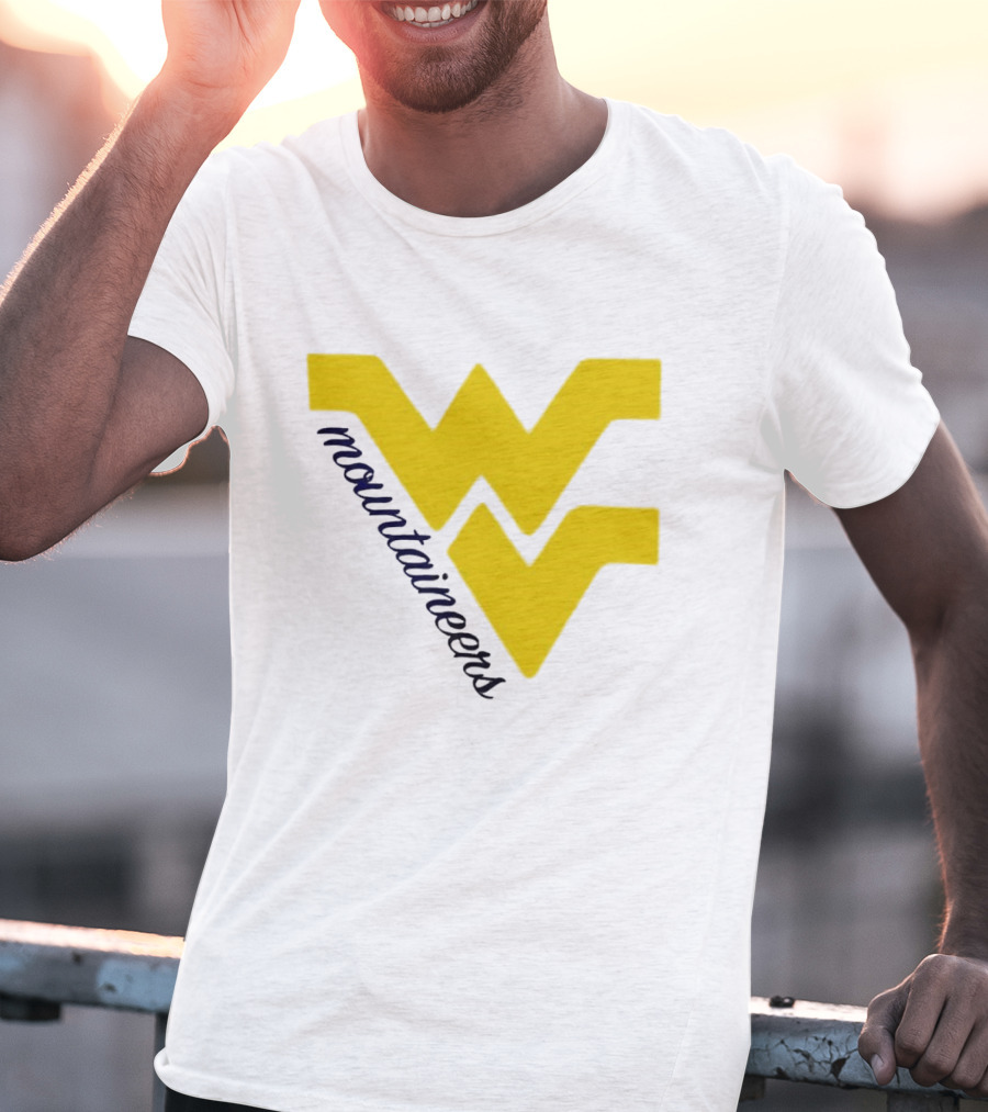 WVU Mountaineers Yellow WV T-Shirt
