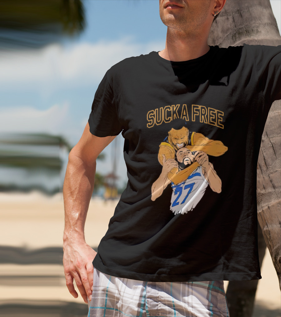 SUCKA FREE Dray Physical Play Basketball Meme T-Shirt
