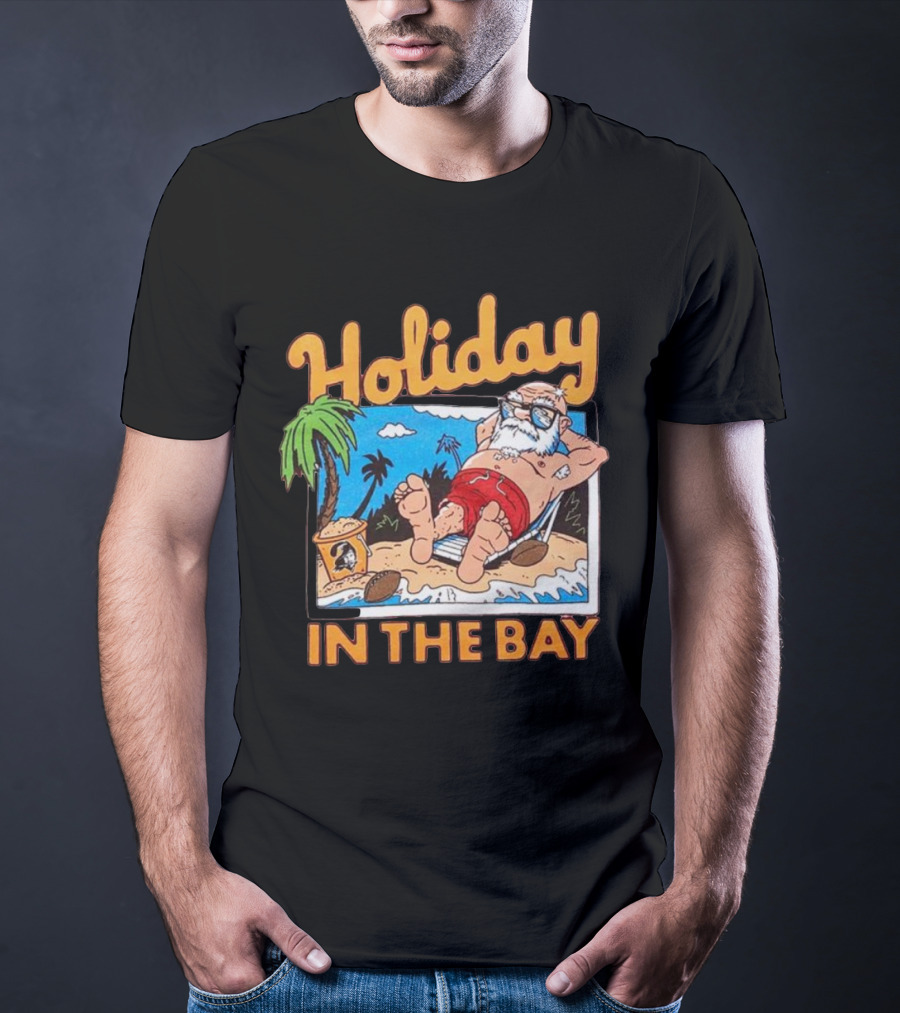Holiday In The Bay Tampa Bay Buccaneers Christmas T-Shirt