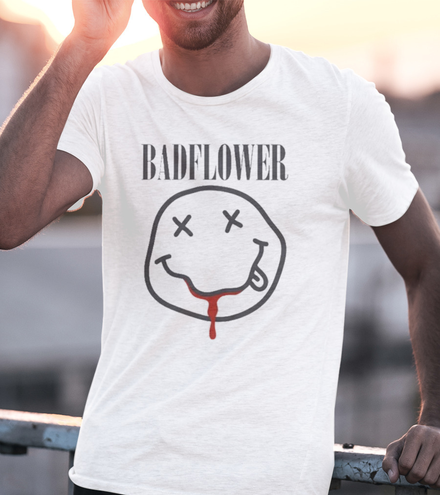 Badflower Smile Dripping Face T-Shirt