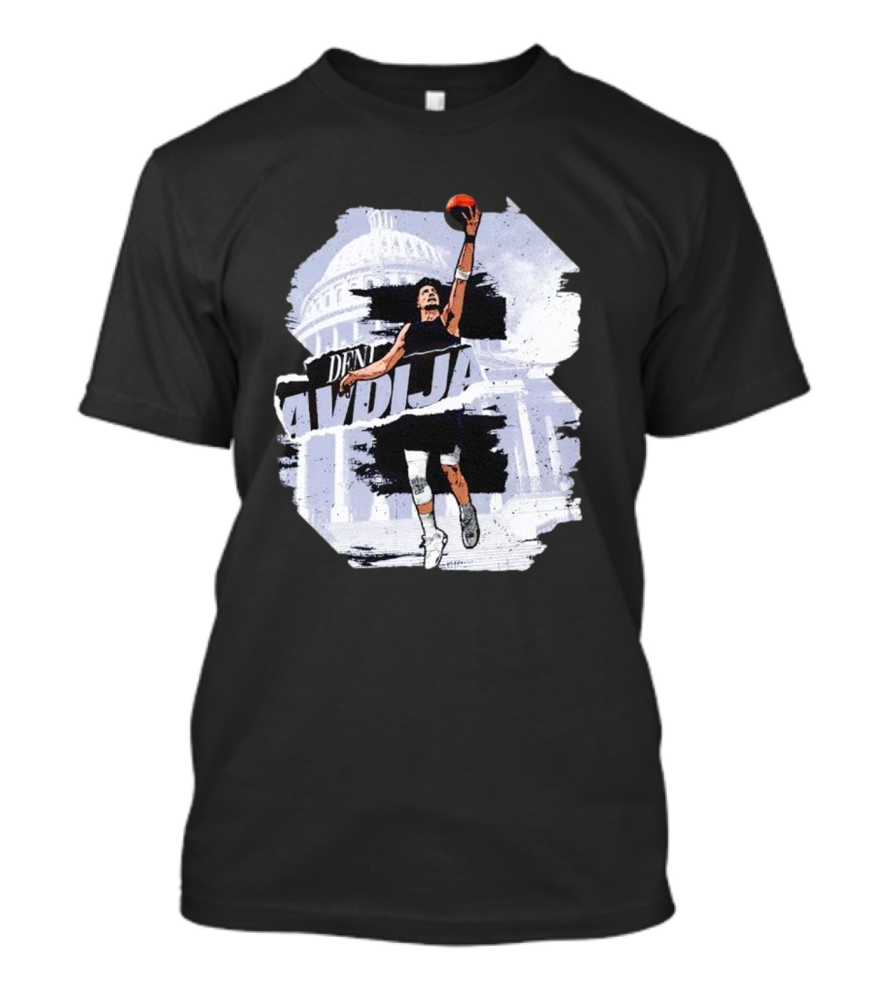 Deni Avdija Basketball Washington Capitol T-Shirt