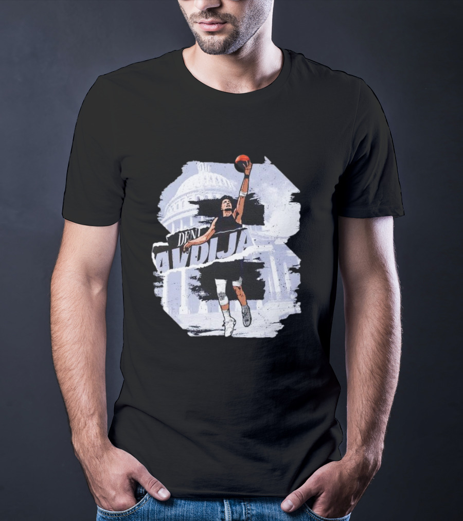 Deni Avdija Basketball Washington Capitol T-Shirt