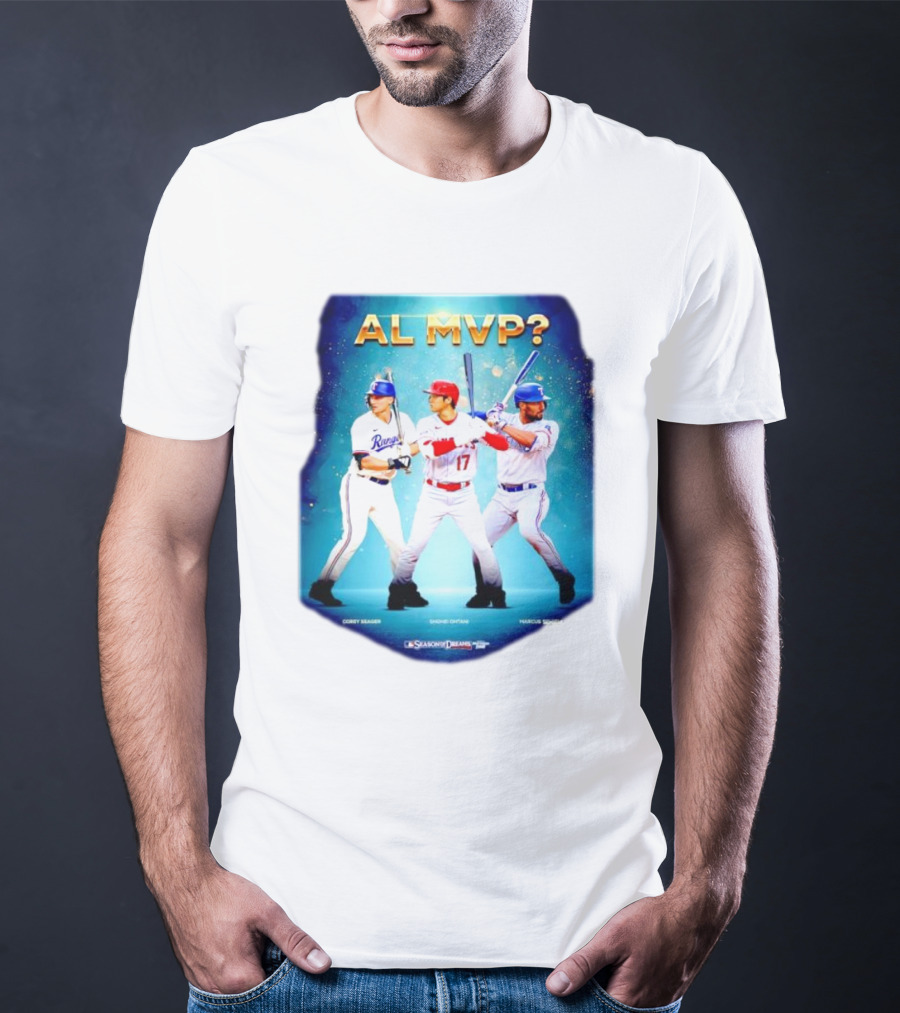AL MVP Corey Seager Shohei Ohtani Marcus Semien Season Dreams T-Shirt