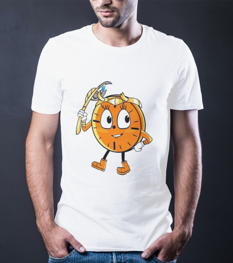 Time For Glorious Purpose Clock Character With Scepter T-Shirt