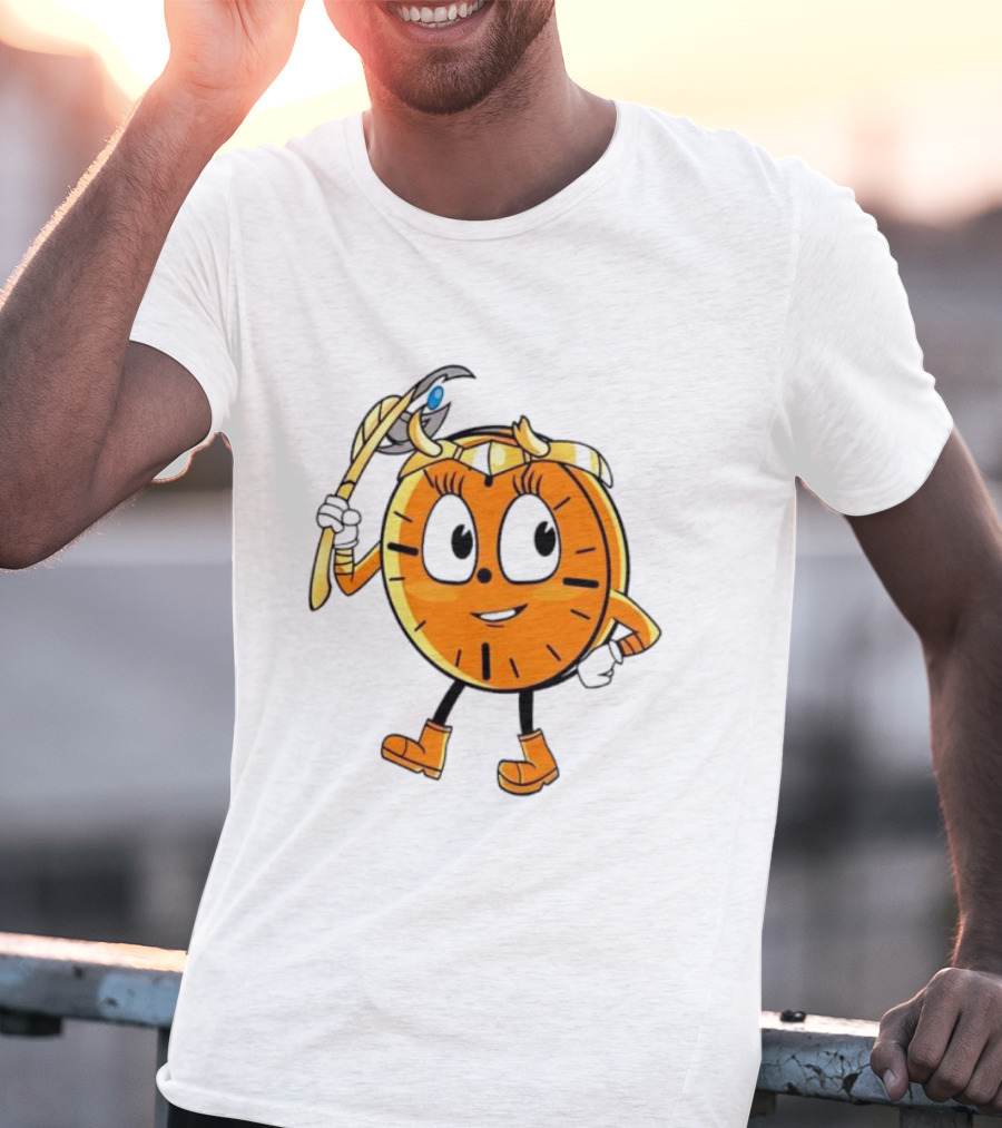 Time For Glorious Purpose Clock Character With Scepter T-Shirt