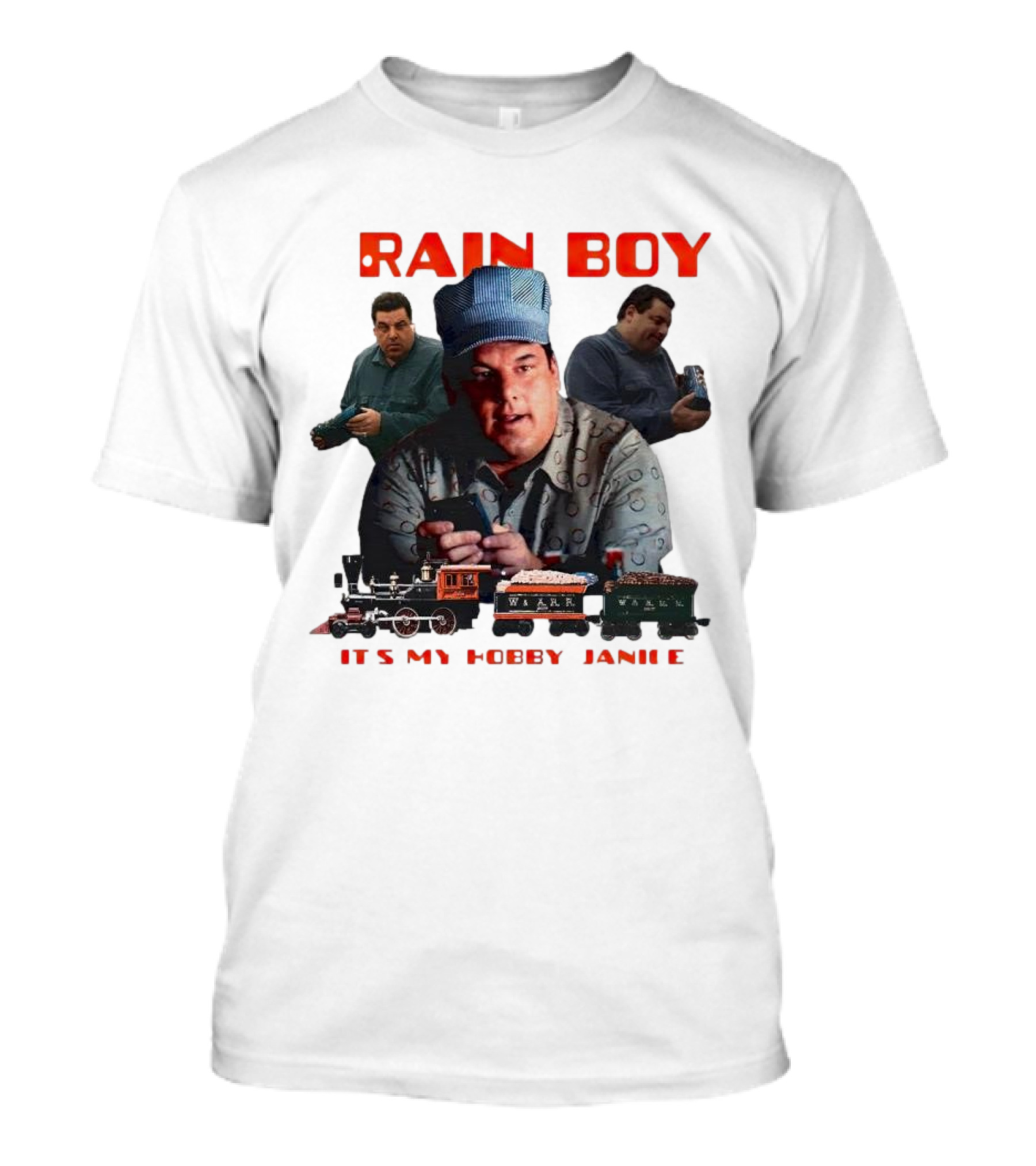 Tony Soprano Train Boy It's My Hobby Janice T-Shirt