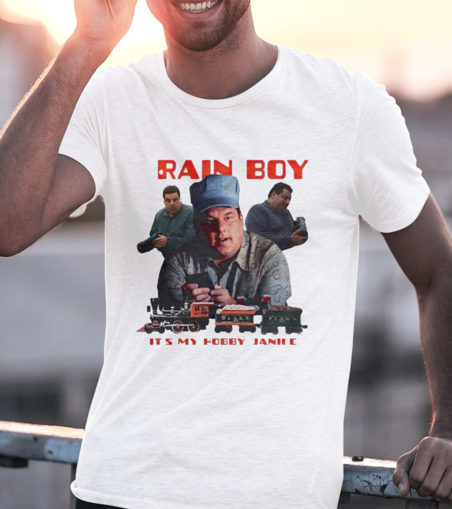 Tony Soprano Train Boy It's My Hobby Janice T-Shirt