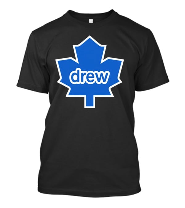 Toronto Maple Leaf Drew Logo Blue Leaf T-Shirt