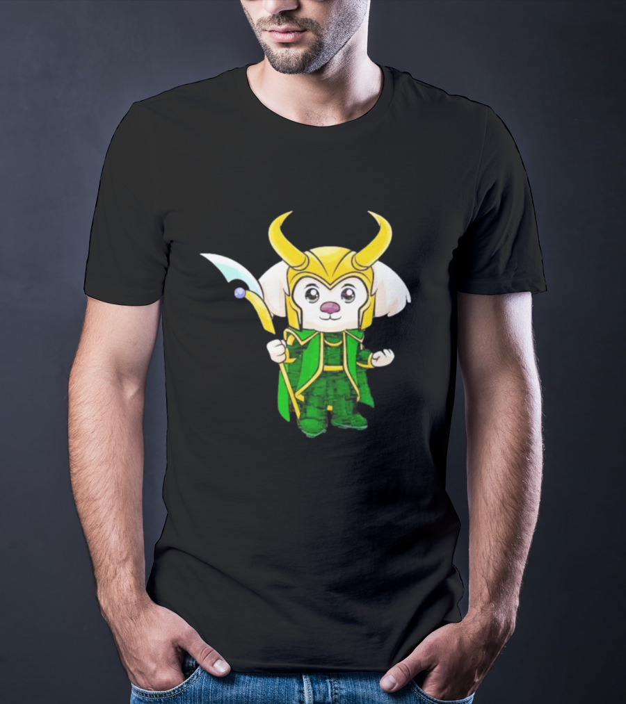 Trickster God Doug Loki Dog Version T-Shirt