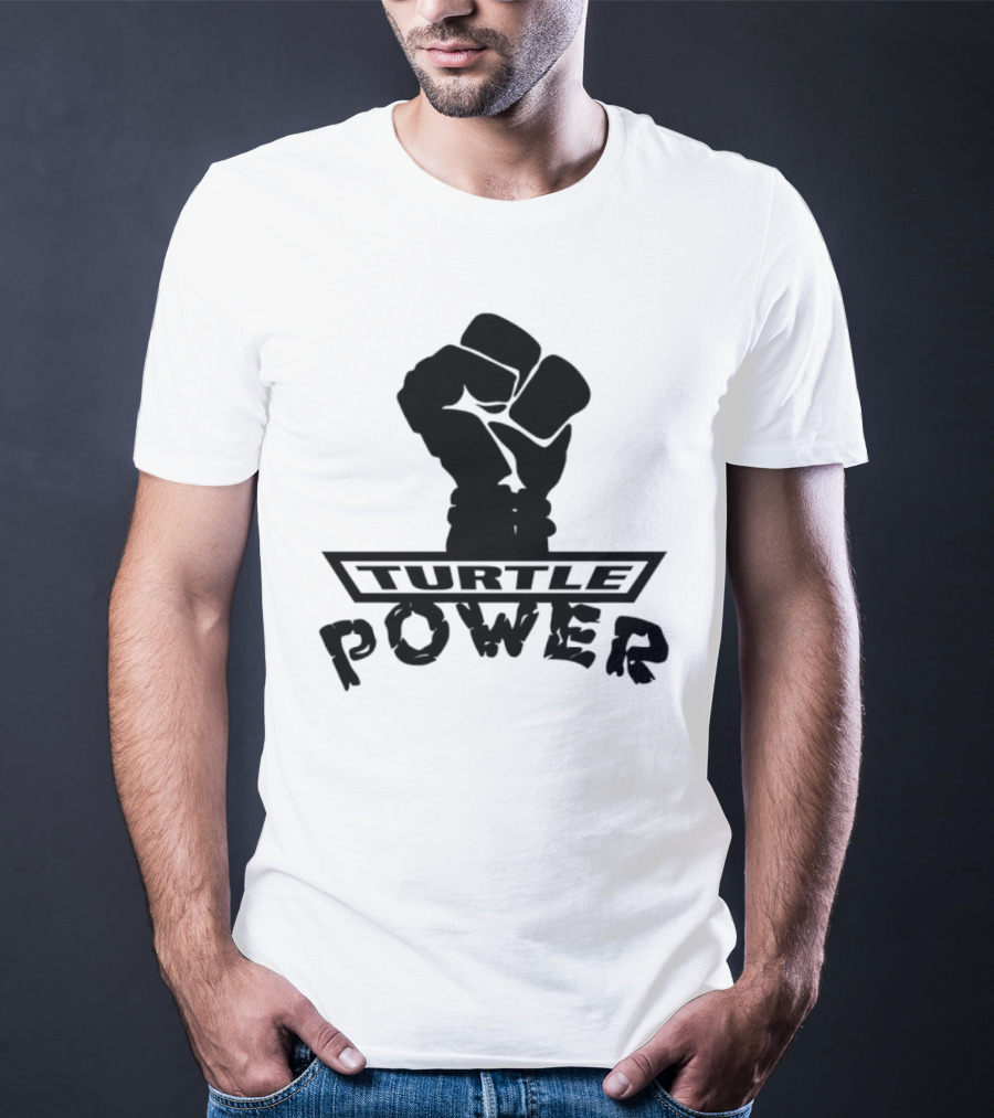 Turtle Power Fist Revolution Bold Iconic T-Shirt