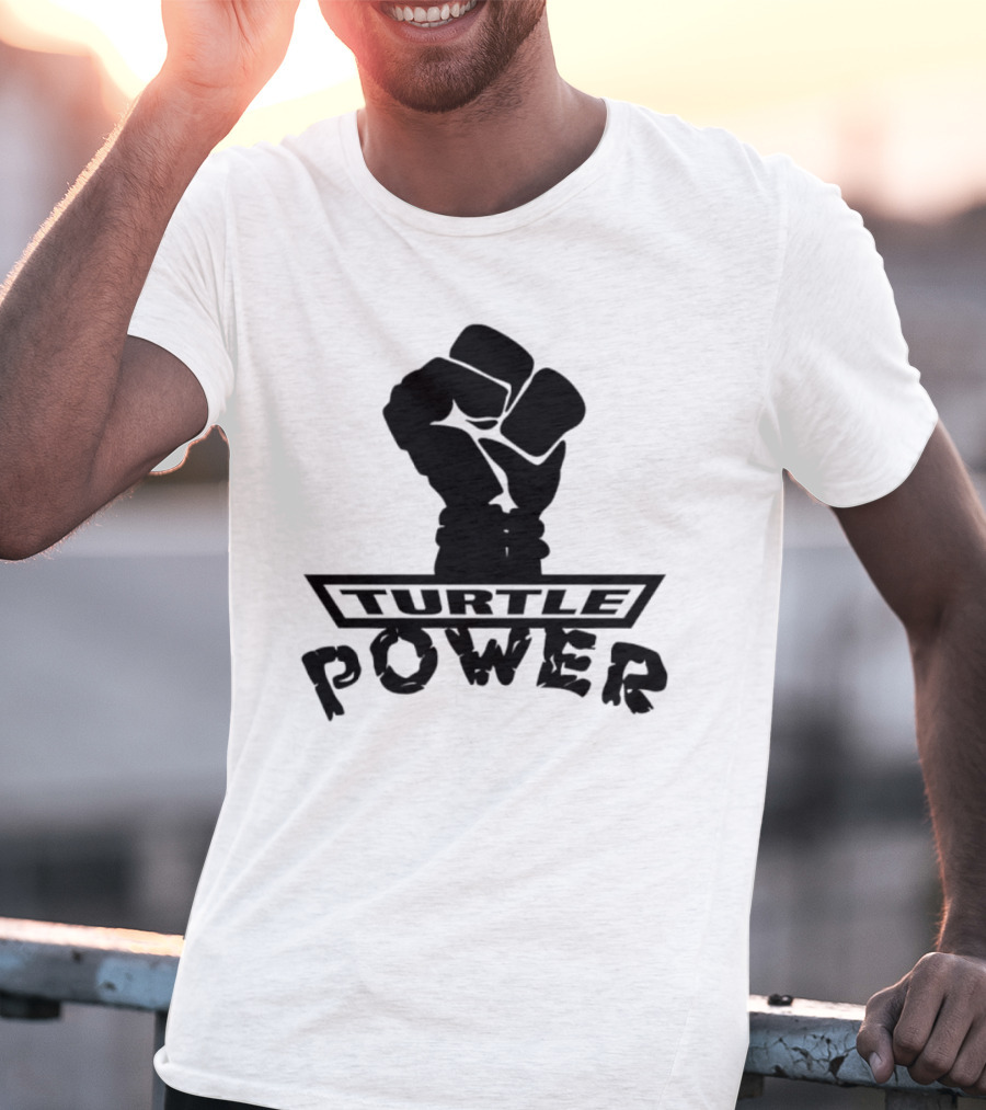 Turtle Power Fist Revolution Bold Iconic T-Shirt