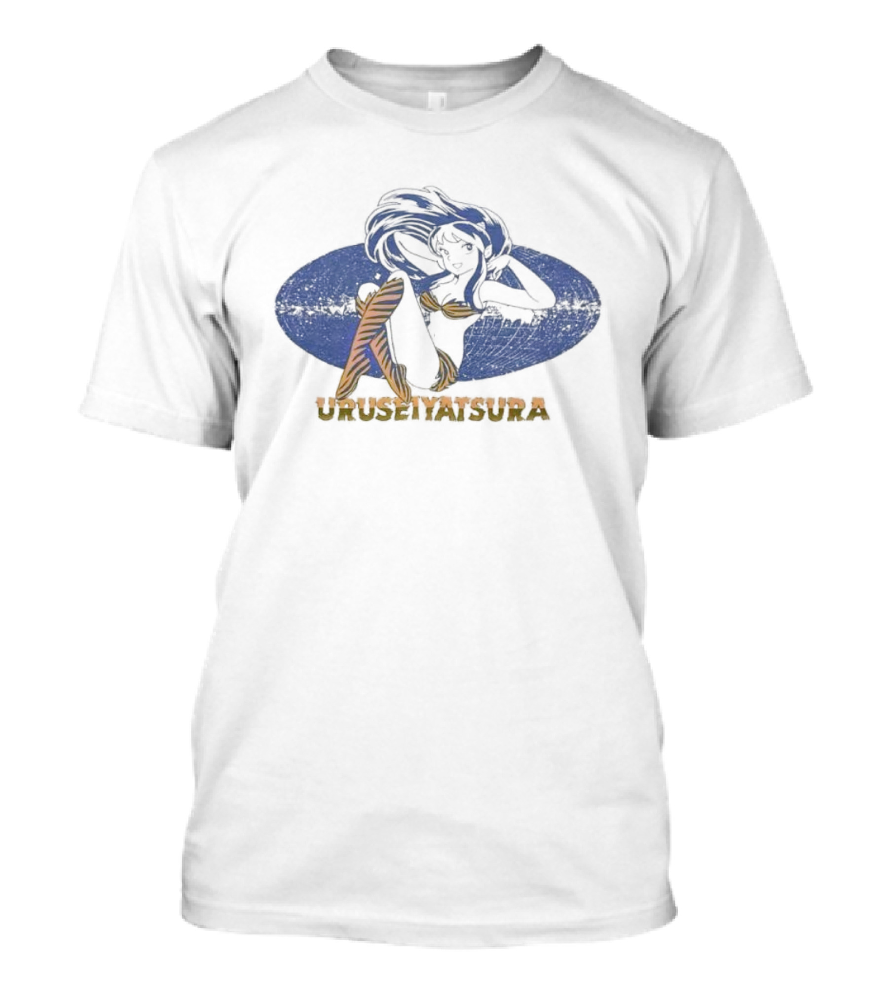 Vintage 80s Uruseiyatsura Anime Retro Character T-Shirt