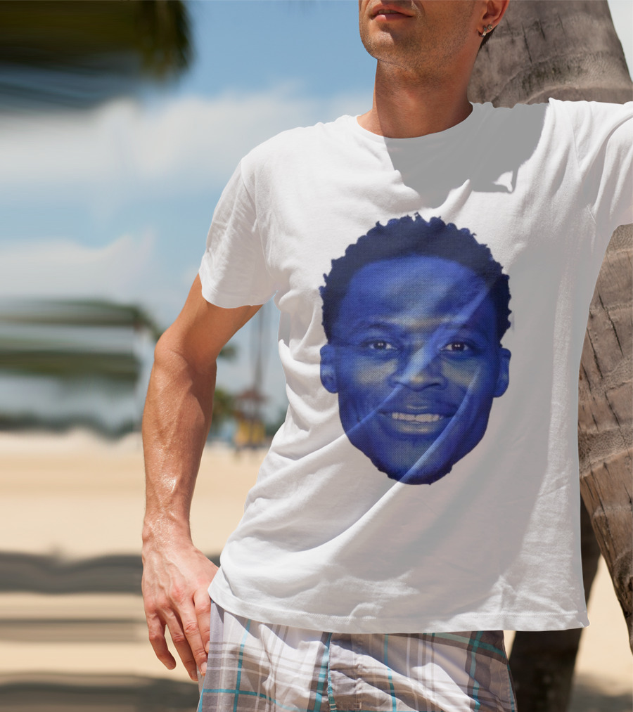 Westbrook Blue Half-tone Big Head T-Shirt