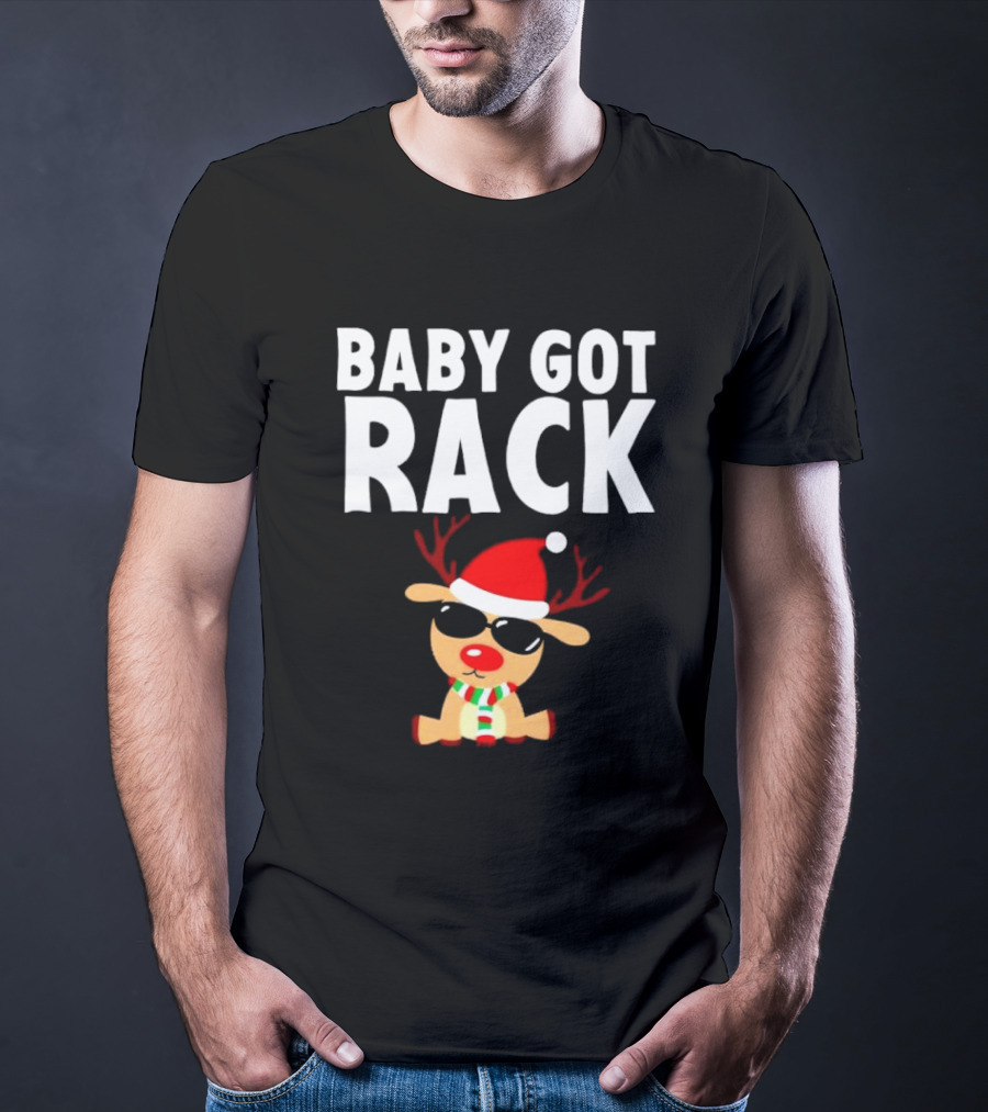 Baby Got Rack Reindeer Christmas T-Shirt