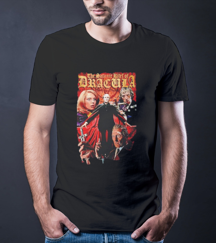 The Satanic Rites Of Dracula Vintage Movie T-Shirt