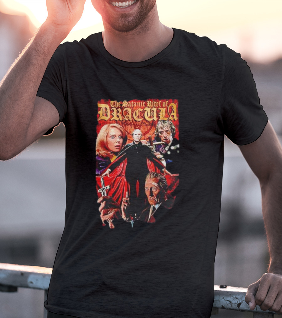 The Satanic Rites Of Dracula Vintage Movie T-Shirt