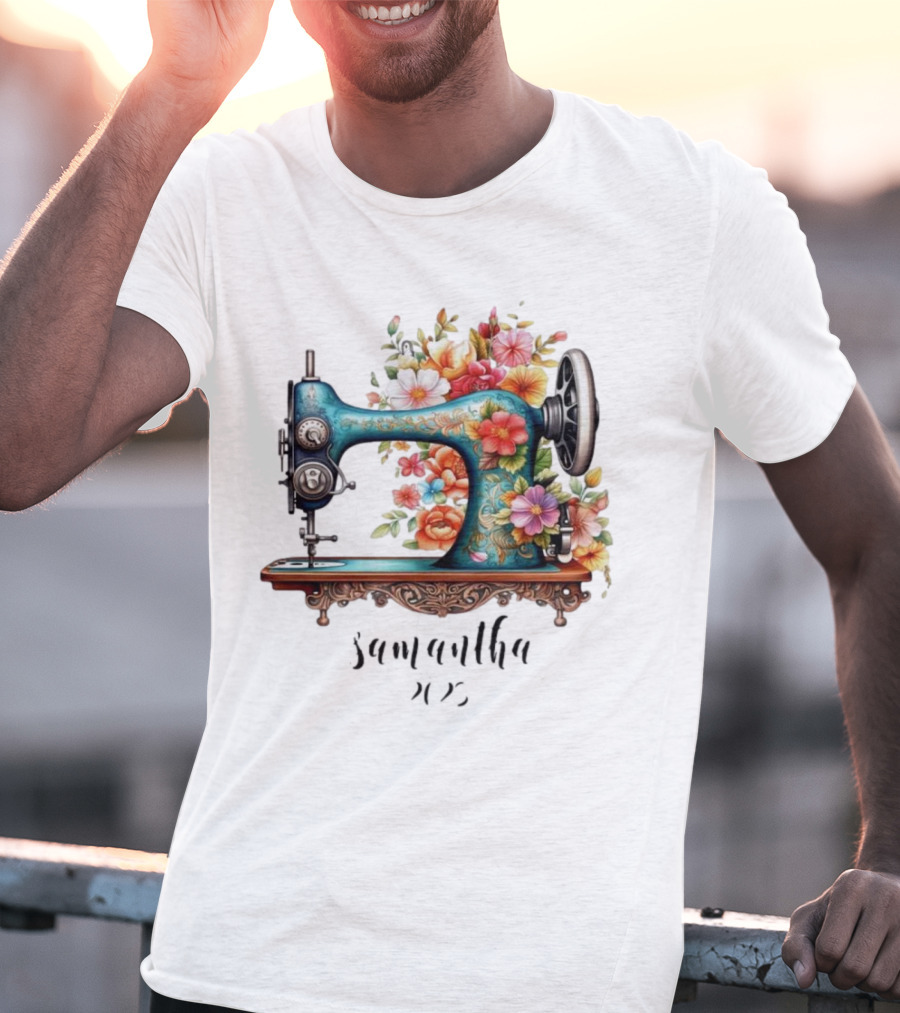 Sewing Machine Samantha Floral T-Shirt
