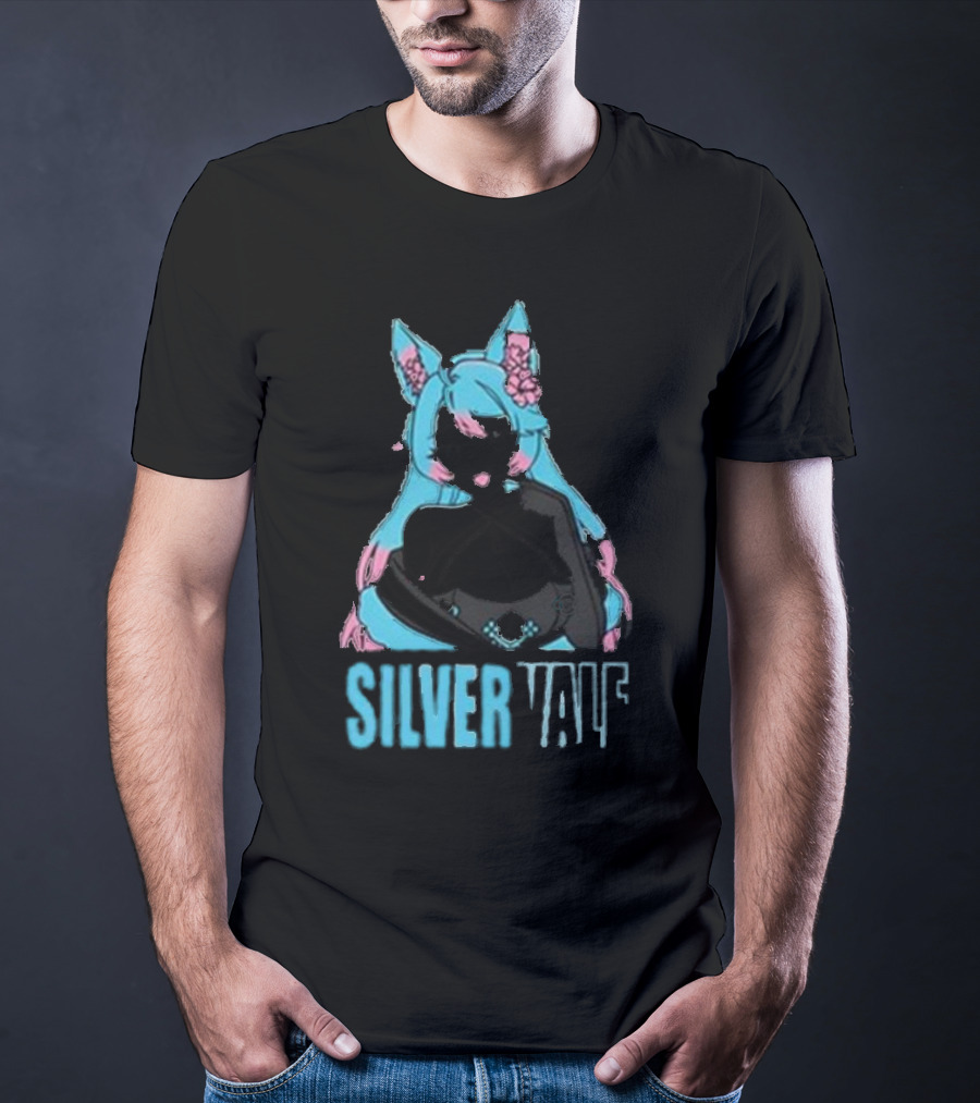 Silvervale Pastel Pop Anime Cat Ear Character T-Shirt
