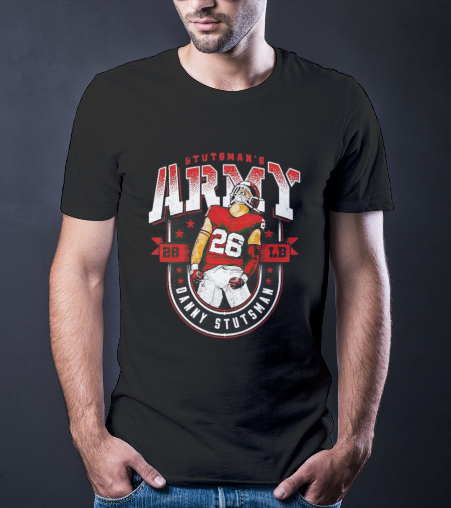 Danny Stutsman Stutsman’s Army 28 LB Football Hero T-Shirt