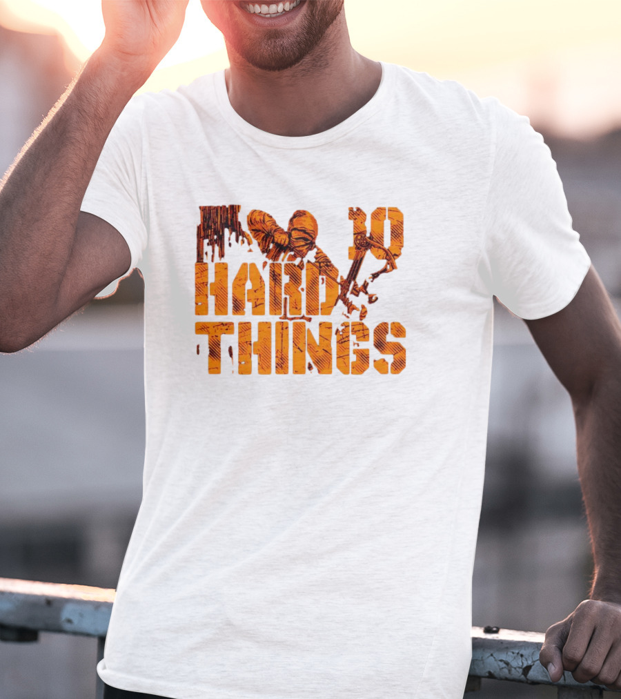 Do Hard Things Archery Bow And Arrow Drawing T-Shirt