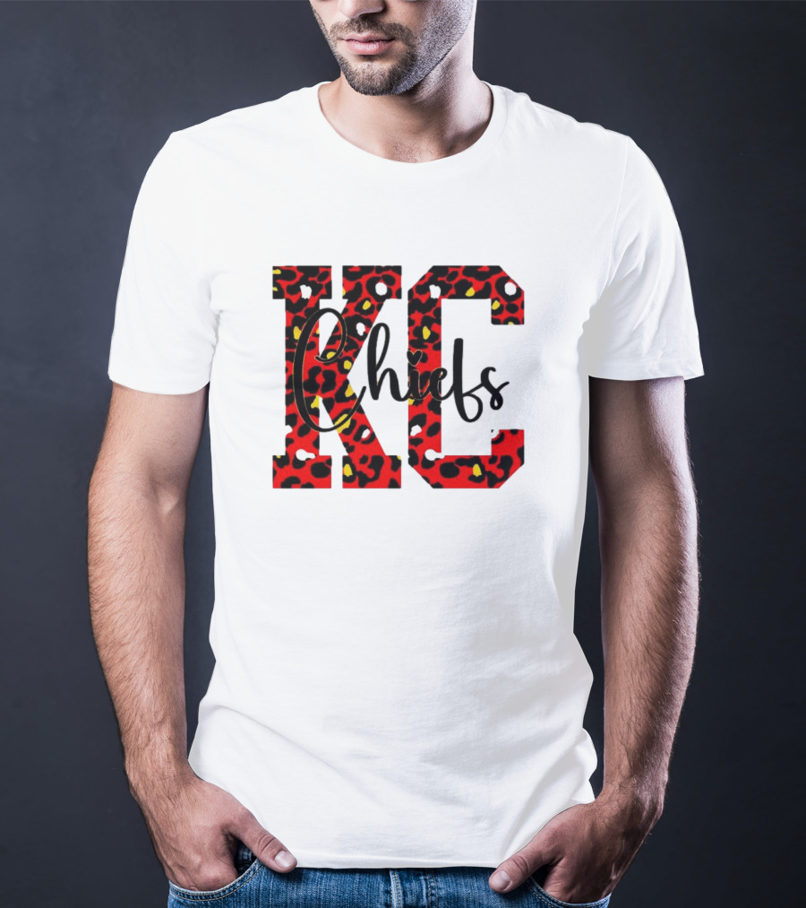 KC Chiefs Leopard Print T-Shirt