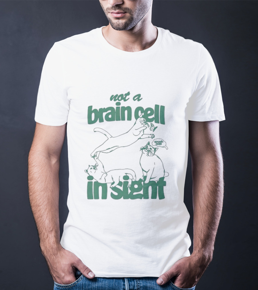 Not A Brain Cell In Sight Snoot Boopers Cats T-Shirt
