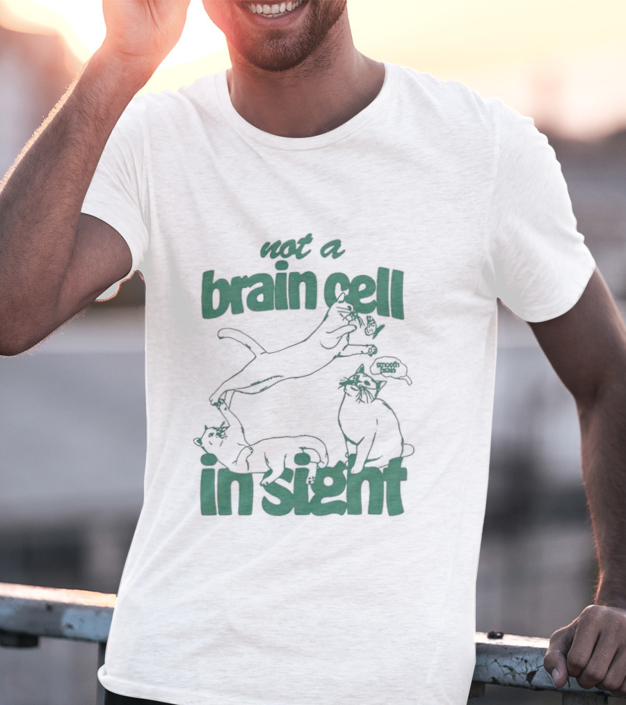 Not A Brain Cell In Sight Snoot Boopers Cats T-Shirt