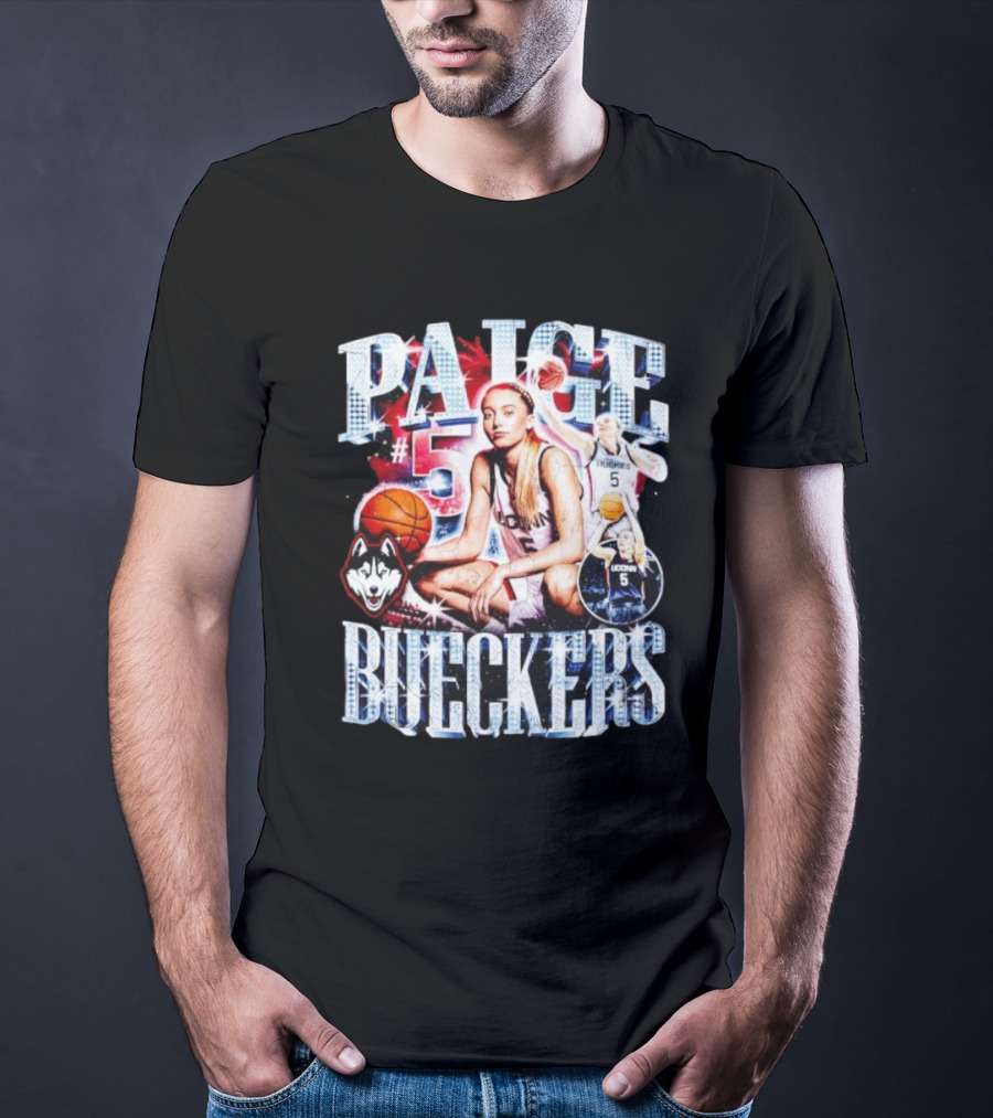 PAIGE #5 BUECKERS UCONN HUSKIES BASKETBALL VINTAGE T-Shirt