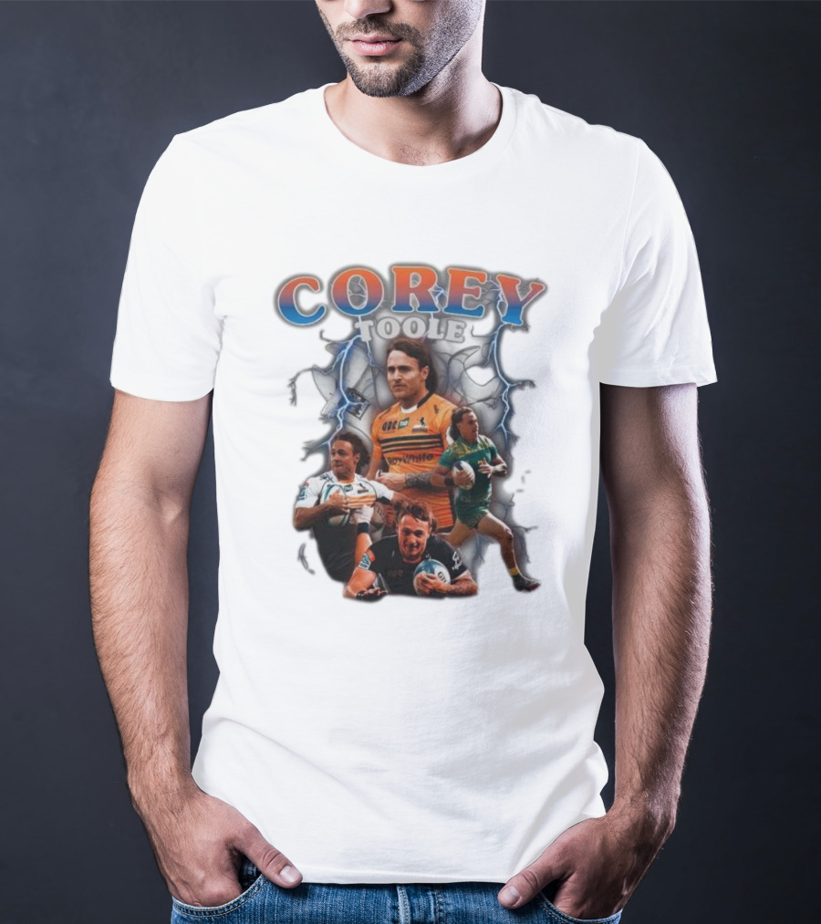 Corey Toole Rugby Lightning Vintage T-Shirt
