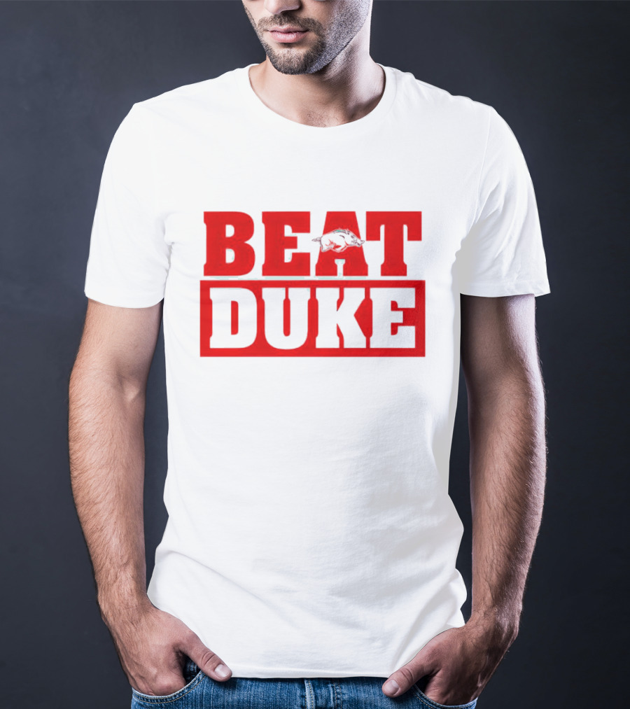 Arkansas Razorbacks Beat Duke Red T-Shirt