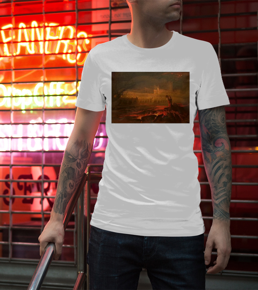 Birmingham John Martin Pandemonium Painting T-Shirt