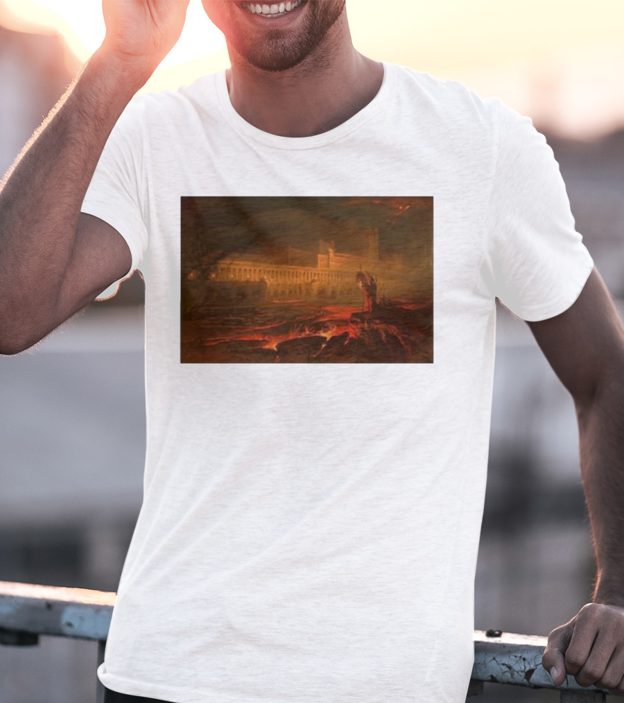 Birmingham John Martin Pandemonium Painting T-Shirt