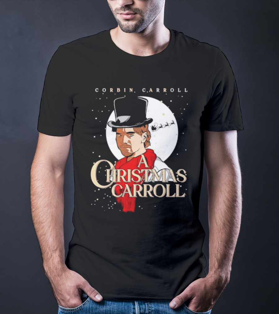Corbin Carroll A Christmas Carroll Magic Winter Scene T-Shirt
