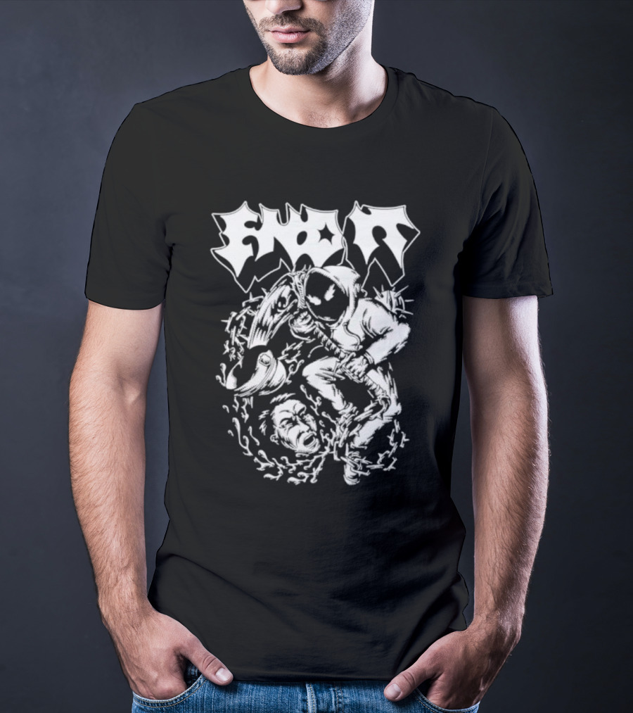 End It Cop Barbed Wire Hoodie Mask T-Shirt