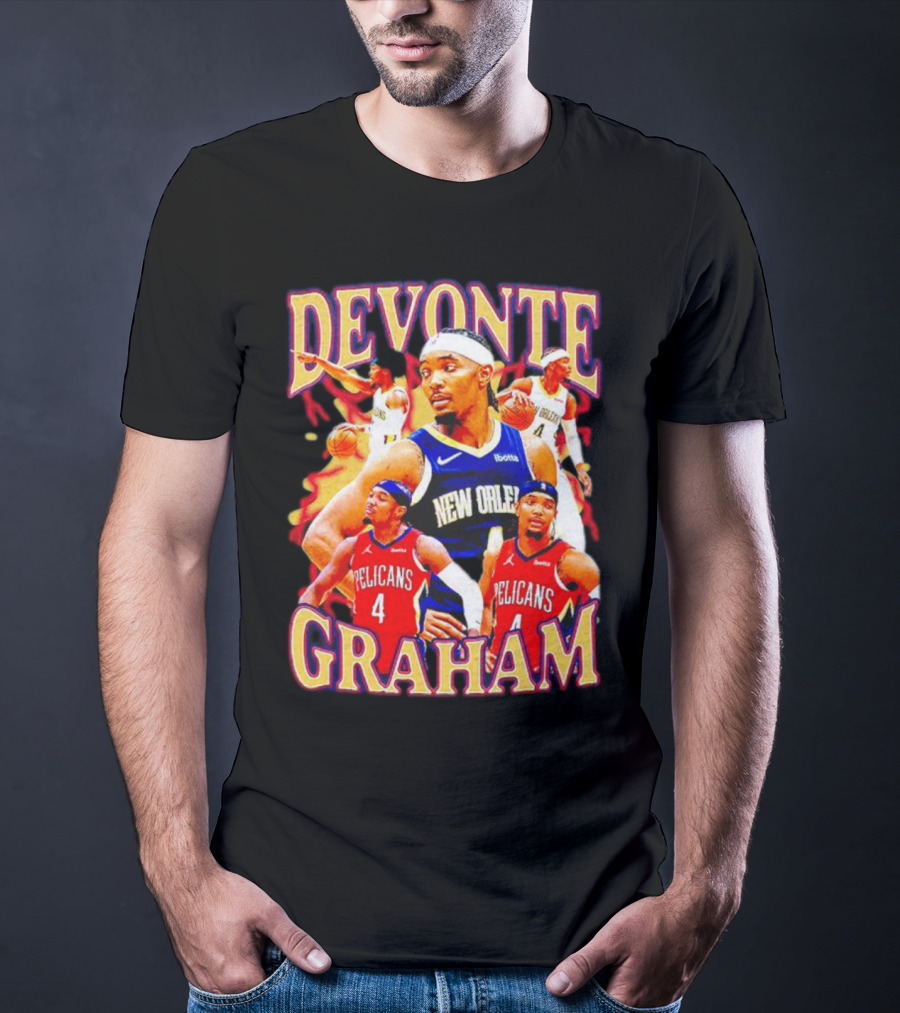 Devonte Graham New Orleans Pelicans Basketball T-Shirt