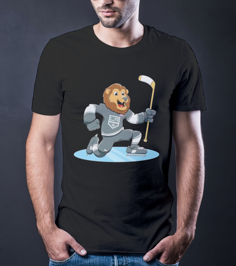 Kings Child Bailey Celebrate LA Hockey Lion Mascot T-Shirt