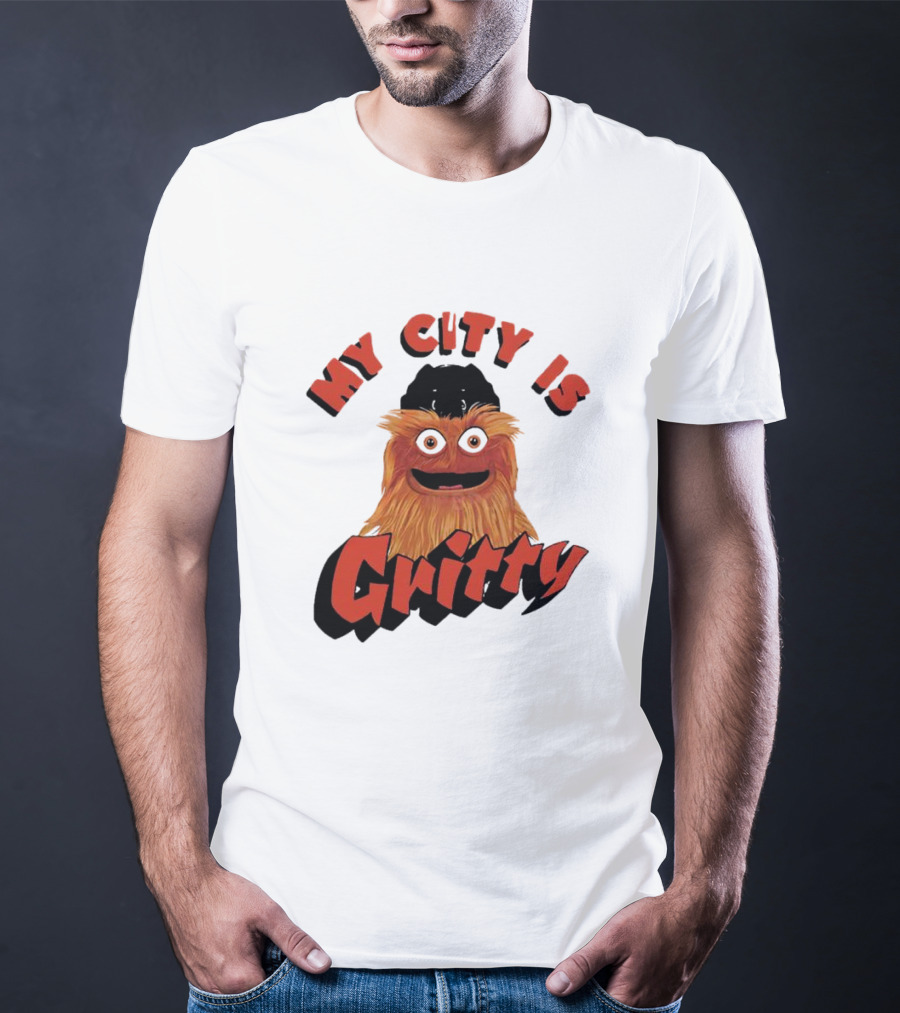 Philadelphia Flyers My City Is Gritty Mascot T-Shirt