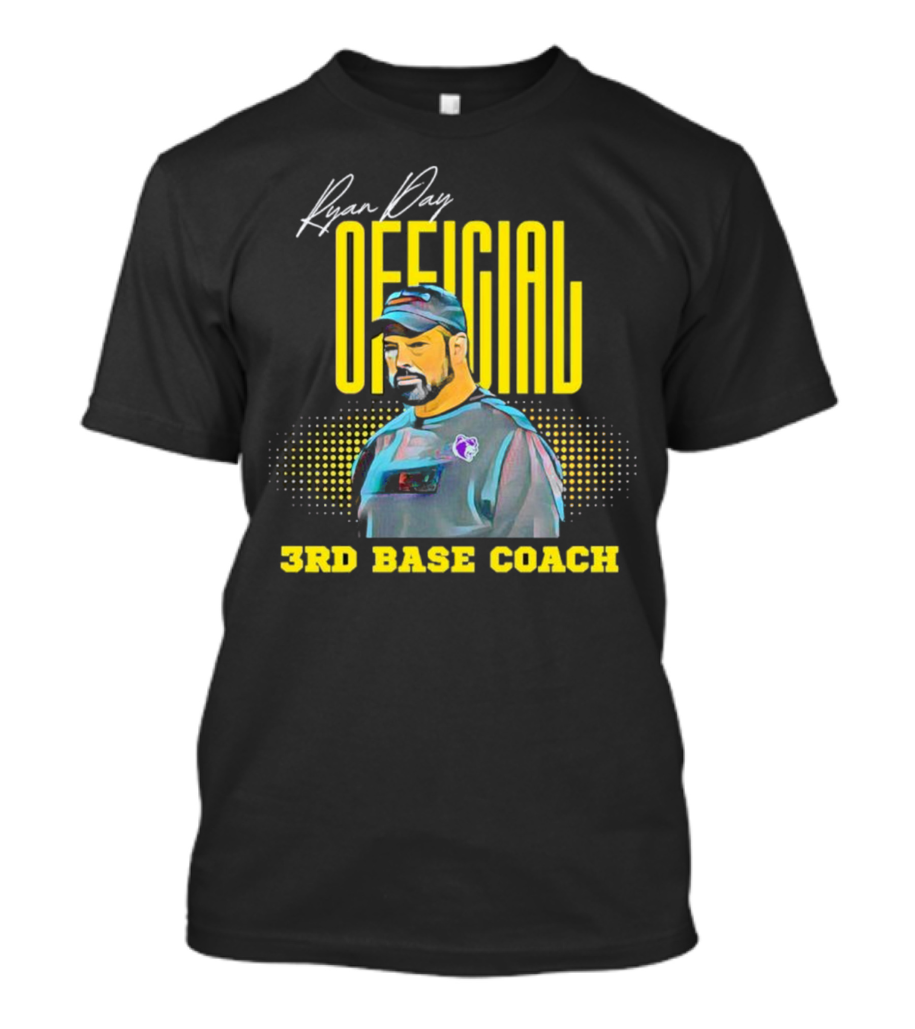 Ryan Day Official 3rd Base Coach T-Shirt