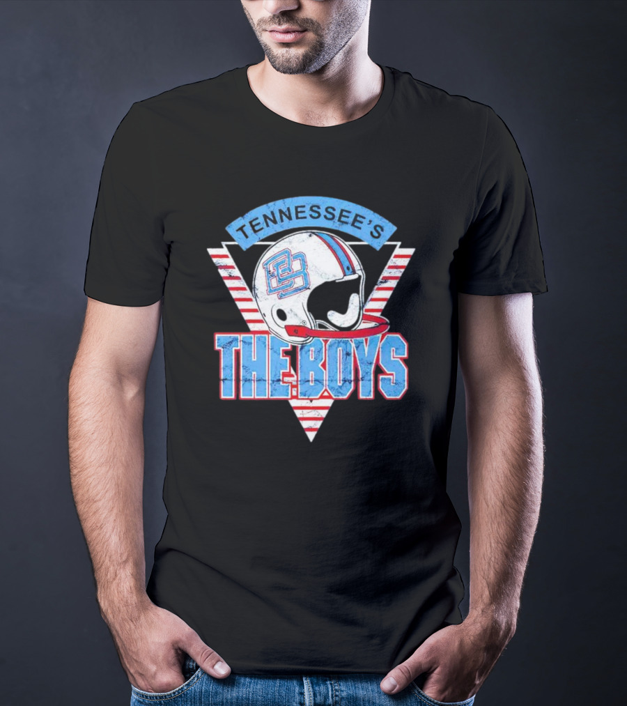 Tennessee's The Boys Football Helmet T-Shirt