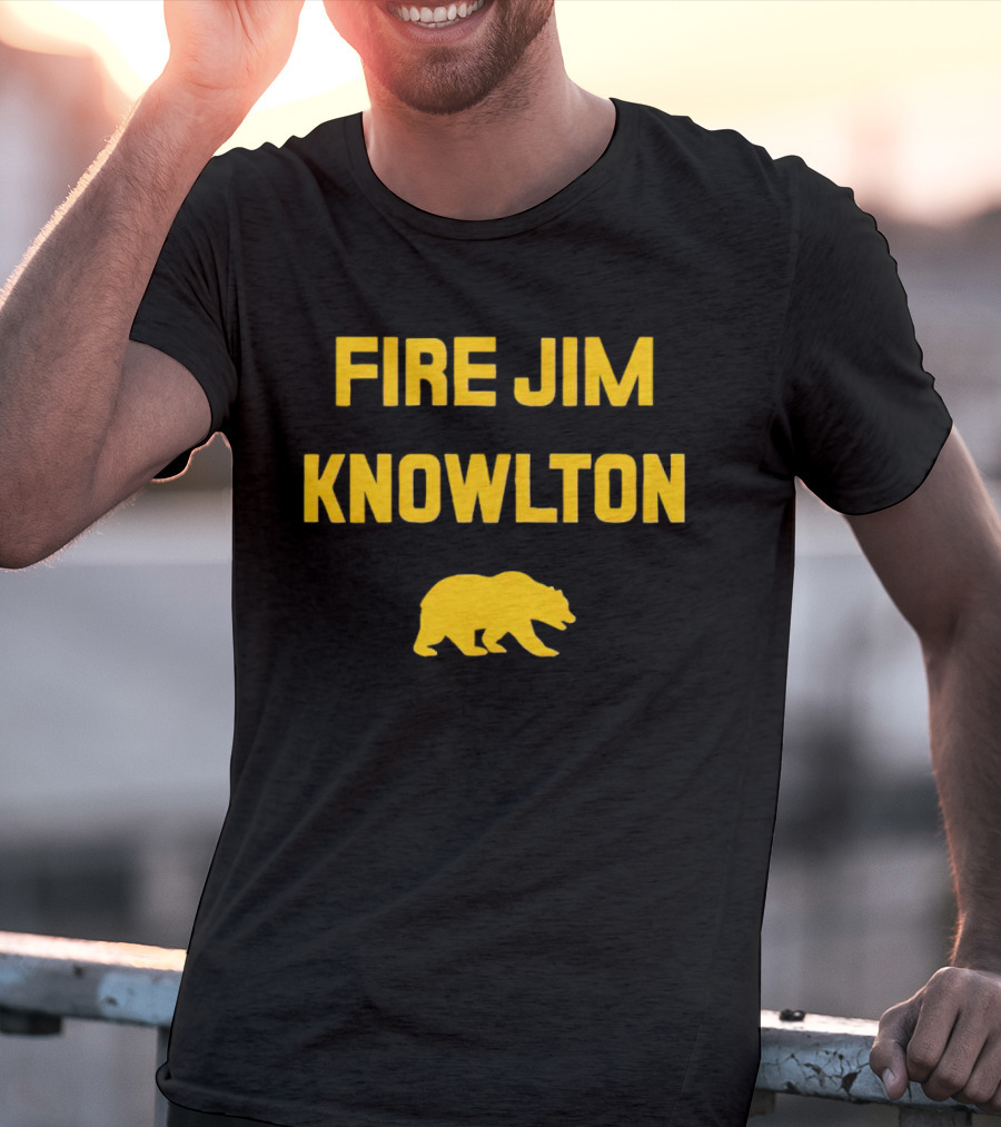 FIRE JIM KNOWLTON Bear T-Shirt