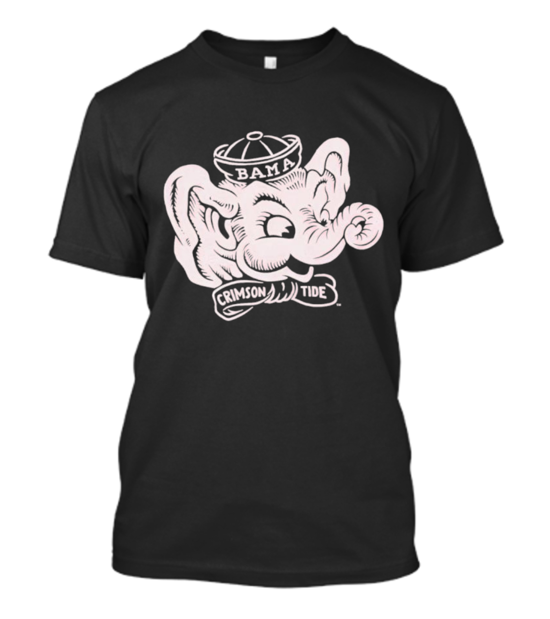 Bama Crimson Tide Big Al Vintage Retro T-Shirt