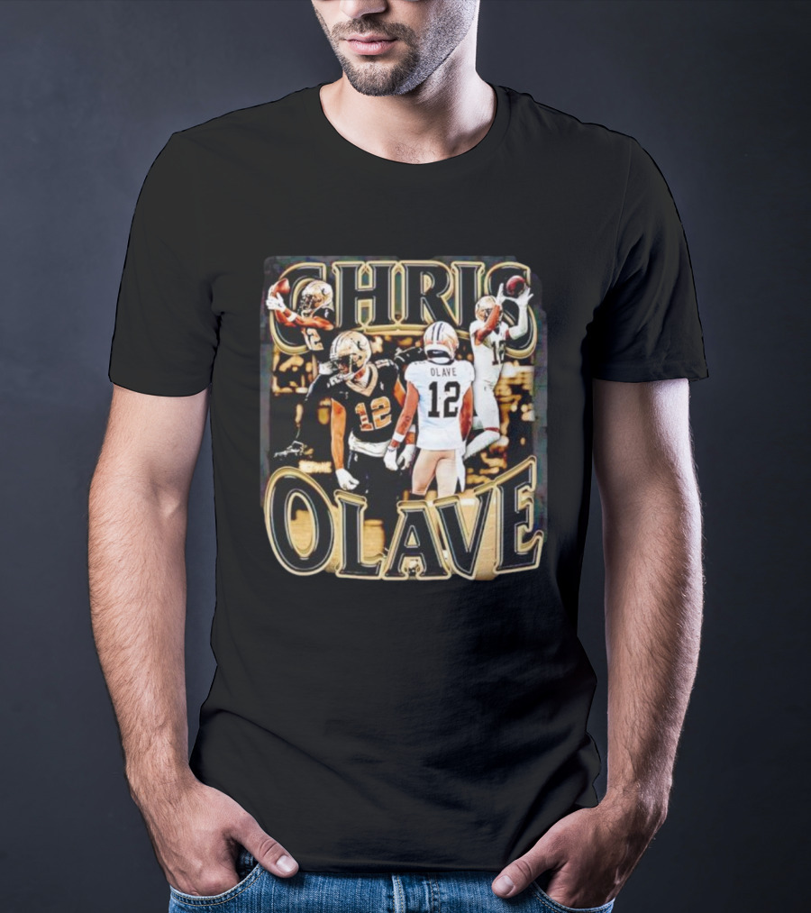 Chris Olave Nola Dreams 12 Saints Football Icons T-Shirt