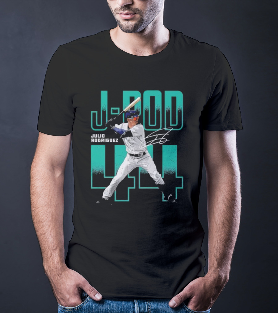 J-Rod Julio Rodriguez 44 Seattle Baseball Player Signature T-Shirt